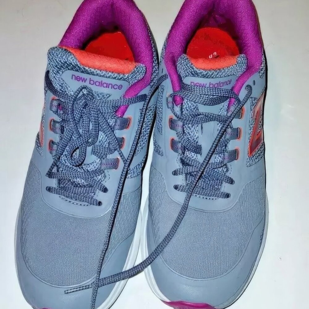 New Balance Womens Sneakers WW1865GY 1865V1 Size 9.5 Gray Purple - Picture 4 of 6